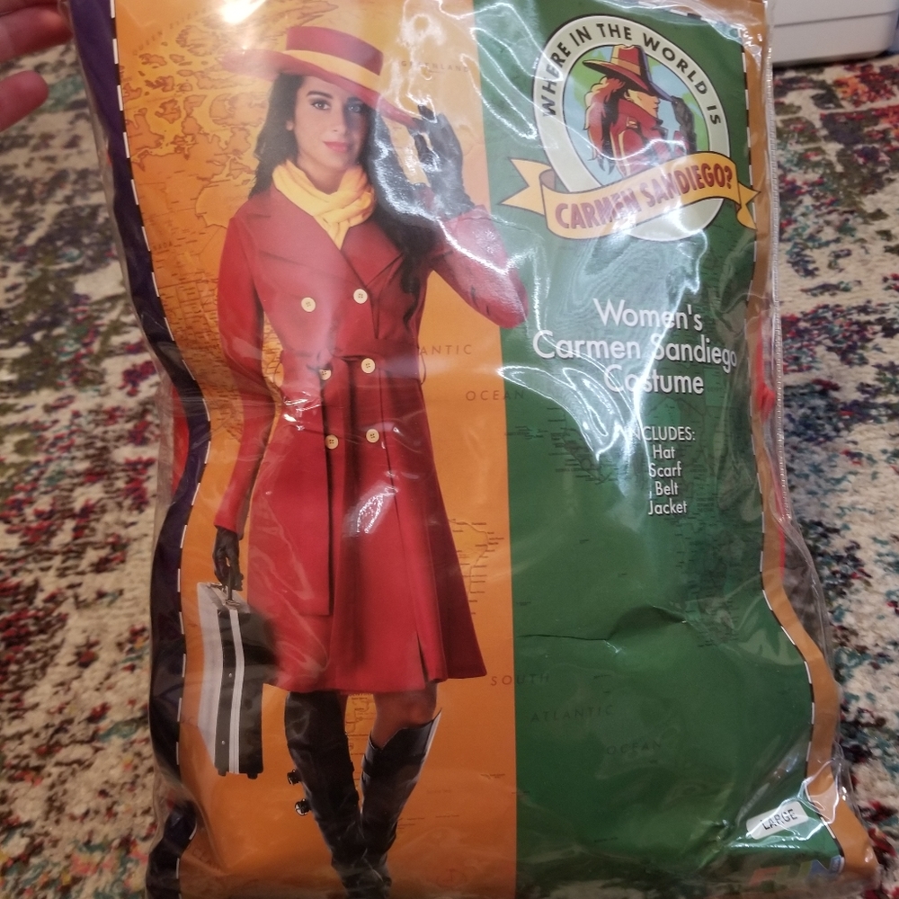 Womens Custome - Where in the World is Carmen San Diego - Sz Lrg